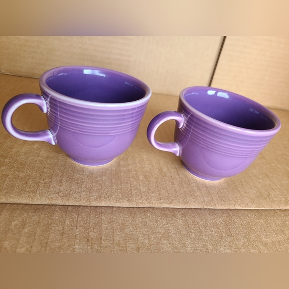 Fiestaware purple lilac? Heather? cups - Picture 7 of 10